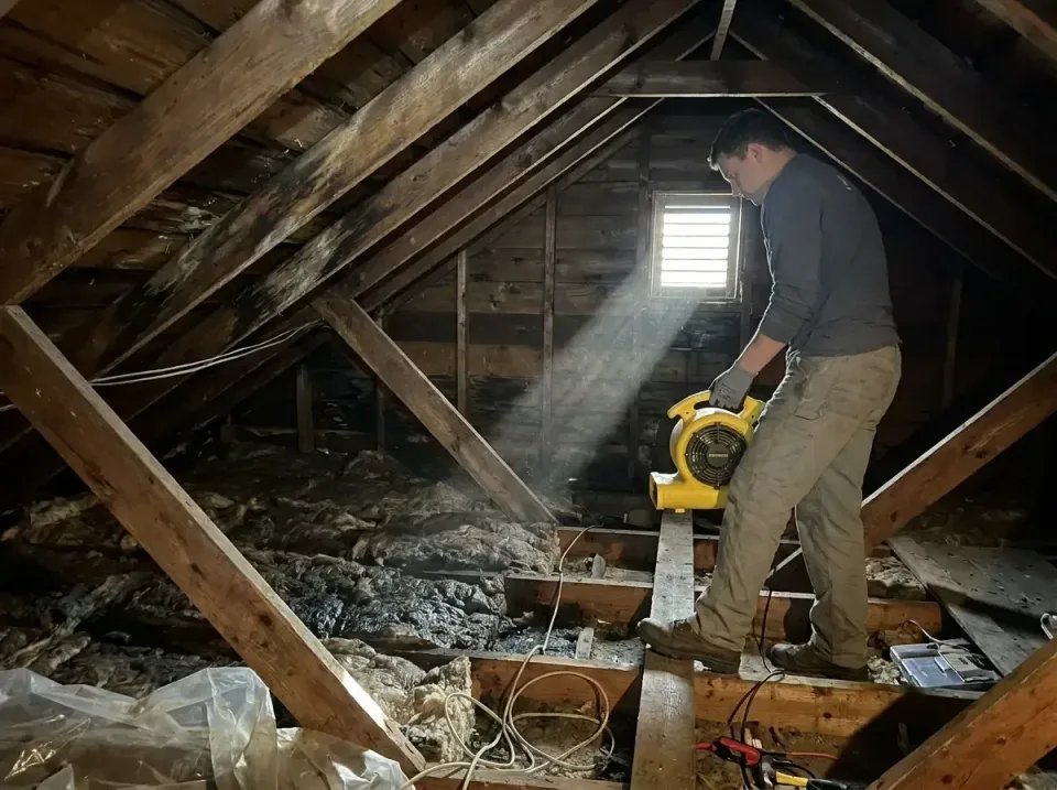 attic-water-damage-drying-proc-007 — frequently asked questions, Emergency Water Extraction & 24/7 Flood Response in Oakland…